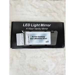 LED Light‎ Visor Vanity Mirror USB Powered Adjustable Brightness Dimmer Controls